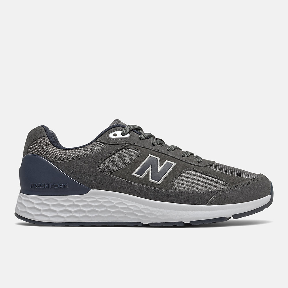 New Balance Fresh Foam 1880 Shoes Gray with Eclipse